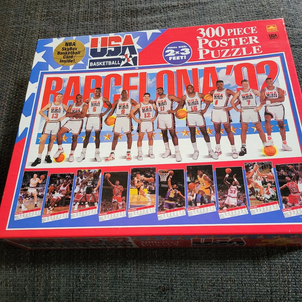New! Parcel 1992 USA basketball 300 poster puzzle